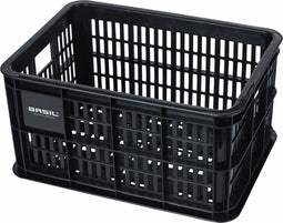 Basil Fietskrat S - 17.5 Liter - Bruin - Duurzaam kunststof