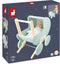 Janod Zen - Houten Poppenwagen - Voor Poppen Tot 42 Cm - Inclusief Deken en Kussen