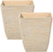 DELOS - Bloempot set van 2 - Beige - 39 cm - Stenenmix