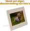 Dementieklok - 7 inch digitaal display - Wit - Medicatiealarm - Wekkers - Met afstandsbediening