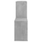 Wandschap 100x18x53 cm bewerkt hout betongrijs