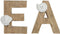 Decoratieve figuren Home ESPRIT Sea Wit Natuurlijk Mediterrane 47 x 8 x 24,5 cm