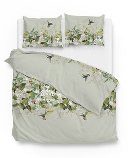 Zohome Aldonza Dekbedovertrek - 100% Katoen-Satijn - 260x220 - Groen