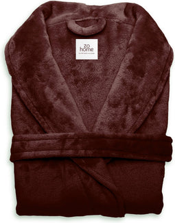Zohome Badjas Cara - Kamerjas voor Dames en Heren - XL - Ochtendjas - Geschikt voor de Sauna - Rood