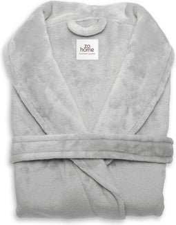 Zohome Badjas Cara - Kamerjas voor Dames en Heren - XL - Ochtendjas - Geschikt voor de Sauna - Grijs