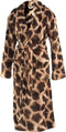 Zohome Badjas Giraffe - Kamerjas voor Dames en Heren - M - Ochtendjas - Geschikt voor de Sauna - Bruin