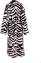 Zohome Badjas Zebra - Kamerjas voor Dames en Heren - M - Ochtendjas - Geschikt voor de Sauna - Bruin