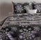 Zohome Bassett Dekbedovertrek - Lits-jumeaux - Katoen - 240x200-220cm - Blauw