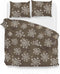 Zohome Bassett Dekbedovertrek - Lits-jumeaux - Katoen - 240x200-220cm - Taupe