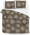 Zohome Bassett Dekbedovertrek - Tweepersoons - Katoen - 200x200-220cm - Taupe