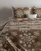 Zohome Bassett Dekbedovertrek - Tweepersoons - Katoen - 200x200-220cm - Taupe