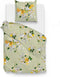 Zohome Bente Dekbedovertrek - Lits-jumeaux - Katoensatijn - 240x200-220cm - Groen