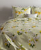 Zohome Bente Dekbedovertrek - Lits-jumeaux - Katoensatijn - 240x200-220cm - Groen