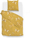 Zohome Bjorn Dekbedovertrek - Tweepersoons - Katoensatijn - 200x200-220cm - Geel