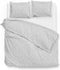 Zohome Blitz Dekbedovertrek - Eenpersoons - Flanel - 140x200-220cm - Grijs