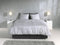 Zohome Blitz Dekbedovertrek - Lits-jumeaux - Flanel - 260x200-220cm - Grijs
