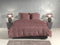 Zohome Blitz Dekbedovertrek - Lits-jumeaux - Flanel - 260x200-220cm - Rood