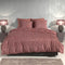 Zohome Blitz Dekbedovertrek - Lits-jumeaux - Flanel - 260x200-220cm - Rood