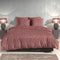 Zohome Blitz Dekbedovertrek - Tweepersoons - Flanel - 200x200-220cm - Rood