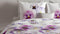 Zohome Britt - Dekbedovertrek - Lits-jumeaux - 240x200/220 cm + 2 kussenslopen 60x70 cm - Purple
