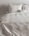 ZoHome Caiden Dekbedovertrek - Eenpersoons - 140x200/220 cm - Light Grey
