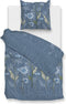 Zohome Cecilla Dekbedovertrek - 100% Katoen - 140x220 - Blauw
