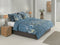Zohome Cecilla Dekbedovertrek - 100% Katoen - 140x220 - Blauw