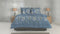 Zohome Cecilla Dekbedovertrek - 100% Katoen - 140x220 - Blauw