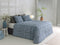 Zohome Chavelli Dekbedovertrek - Lits-jumeaux - Katoen - 240x200-220cm - Blauw