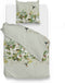 Zohome Dekbedovertrek Aldonza - Bedlinnen met Bloemen print - 200x220 - Groen - Dekbedhoes van 100% Katoen-Satijn