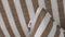 Zohome Dekbedovertrek Banda-di-Lino - Bedlinnen met Strepen - 200x220 - Taupe - Dekbedhoes van 100% Katoen