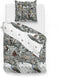Zohome Dekbedovertrek Bodin - Bedlinnen met Dieren print - 140x220 - Multi - Dekbedhoes van 100% Katoen