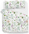 Zohome Dekbedovertrek Bonnie - Bedlinnen met Bloemen print - 140x220 - Multi - Dekbedhoes van 100% Katoen