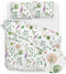 Zohome Dekbedovertrek Bonnie - Bedlinnen met Bloemen print - 140x220 - Multi - Dekbedhoes van 100% Katoen