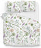 Zohome Dekbedovertrek Bonnie - Bedlinnen met Bloemen print - 240x220 - Multi - Dekbedhoes van 100% Katoen
