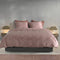 Zohome Dekbedovertrek Fiori-di-Satinado - Abstract Bedlinnen - 140x220 - Roze - Dekbedhoes van 100% Katoen-Satijn