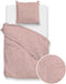 Zohome Dekbedovertrek Fiori-di-Satinado - Abstract Bedlinnen - 140x220 - Roze - Dekbedhoes van 100% Katoen-Satijn