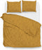 Zohome Dekbedovertrek Fiori-di-Satinado - Abstract Bedlinnen - 140x220 - Geel - Dekbedhoes van 100% Katoen-Satijn