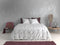 Zohome Dekbedovertrek Fiori-di-Satinado - Abstract Bedlinnen - 140x220 - Wit - Dekbedhoes van 100% Katoen-Satijn