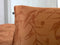 Zohome Dekbedovertrek Fiori-di-Satinado - Abstract Bedlinnen - 140x220 - Oranje - Dekbedhoes van 100% Katoen-Satijn