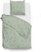 Zohome Dekbedovertrek Fiori-di-Satinado - Abstract Bedlinnen - 200x220 - Groen - Dekbedhoes van 100% Katoen-Satijn