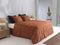 Zohome Dekbedovertrek Fiori-di-Satinado - Abstract Bedlinnen - 200x220 - Oranje - Dekbedhoes van 100% Katoen-Satijn