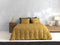 Zohome Dekbedovertrek Fiori-di-Satinado - Abstract Bedlinnen - 200x220 - Geel - Dekbedhoes van 100% Katoen-Satijn