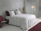 Zohome Dekbedovertrek Fiori-di-Satinado - Abstract Bedlinnen - 200x220 - Wit - Dekbedhoes van 100% Katoen-Satijn