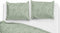 Zohome Dekbedovertrek Fiori-di-Satinado - Abstract Bedlinnen - 200x220 - Groen - Dekbedhoes van 100% Katoen-Satijn