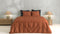 Zohome Dekbedovertrek Fiori-di-Satinado - Abstract Bedlinnen - 200x220 - Oranje - Dekbedhoes van 100% Katoen-Satijn
