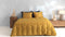 Zohome Dekbedovertrek Fiori-di-Satinado - Abstract Bedlinnen - 200x220 - Geel - Dekbedhoes van 100% Katoen-Satijn