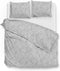 Zohome Dekbedovertrek Fiori-di-Satinado - Abstract Bedlinnen - 240x220 - Grijs - Dekbedhoes van 100% Katoen-Satijn