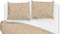 Zohome Dekbedovertrek Fiori-di-Satinado - Abstract Bedlinnen - 240x220 - Beige - Dekbedhoes van 100% Katoen-Satijn