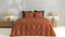 Zohome Dekbedovertrek Fiori-di-Satinado - Abstract Bedlinnen - 240x220 - Oranje - Dekbedhoes van 100% Katoen-Satijn